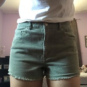 Corduroy shorts
